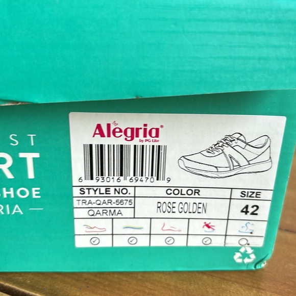 New Qarma by traq for alegria size 42 us 12 pink - Picture 8 of 9